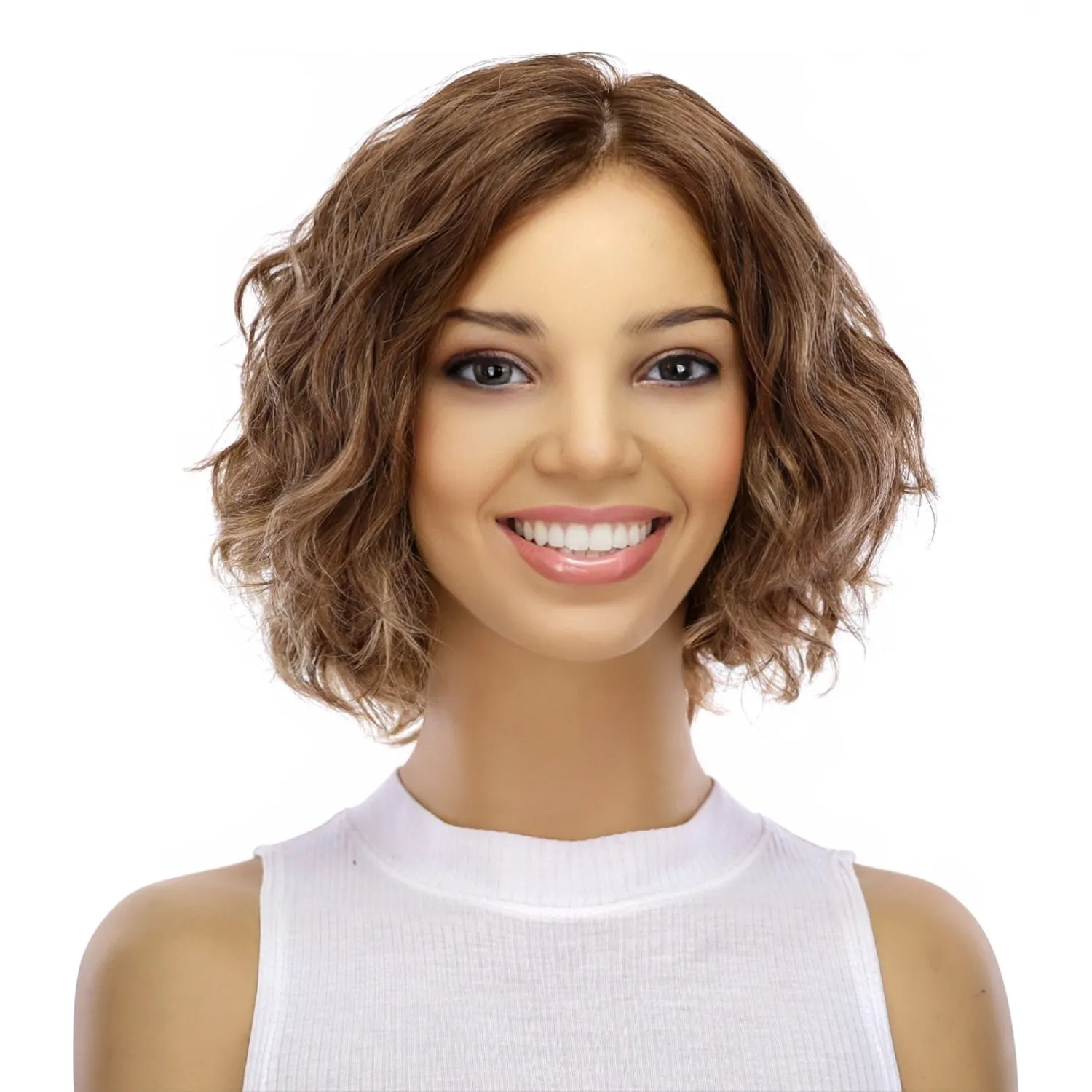 12" Halle Silk Top Wig Light Brown Babylight Wavy