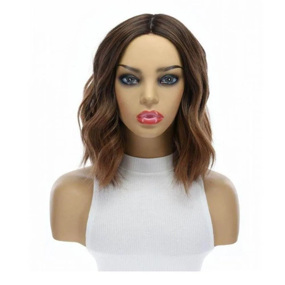 13" Victoria Silk Top Wig Dark Brown Ombre