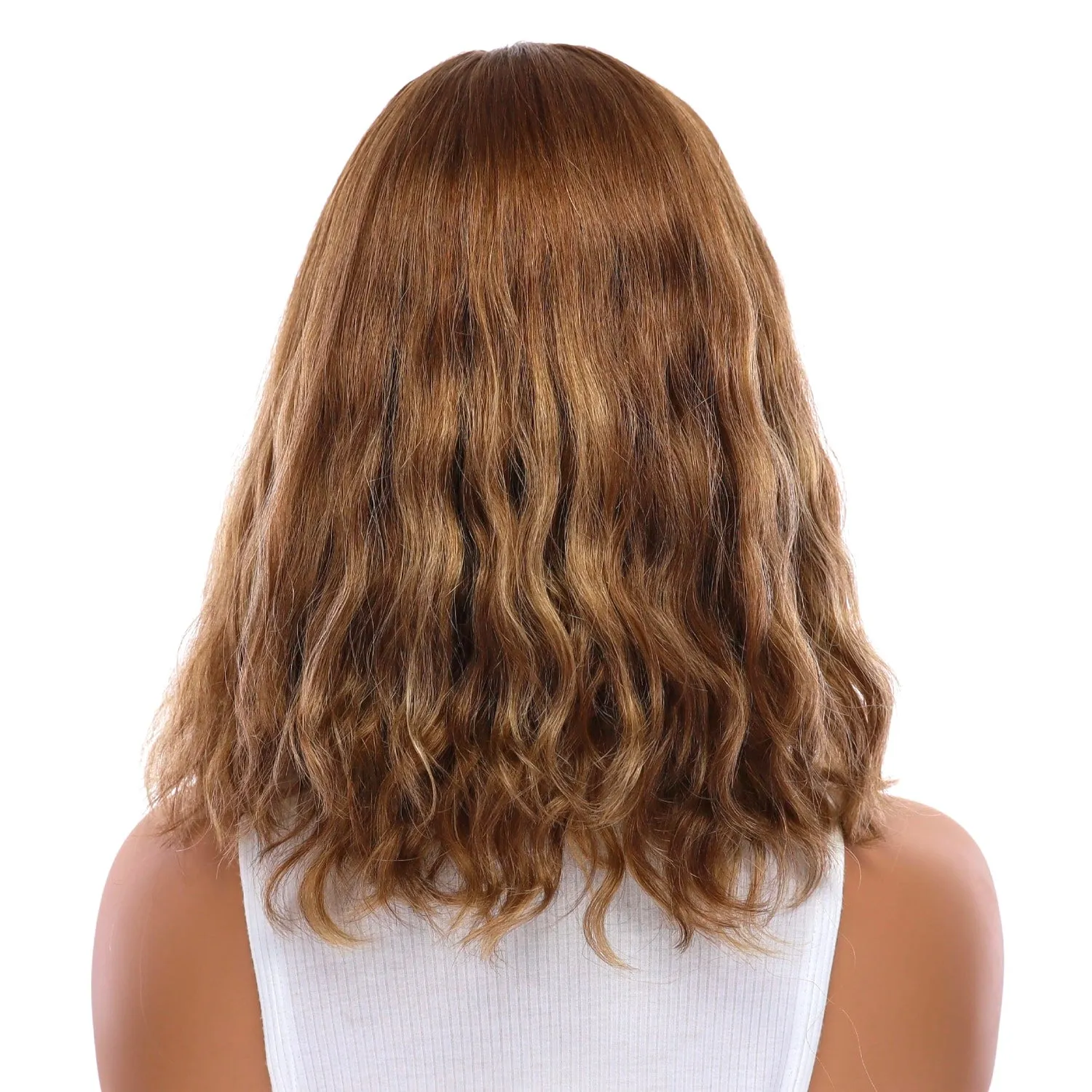 13" Victoria Silk Top Wig Light Brown Babylight Wavy
