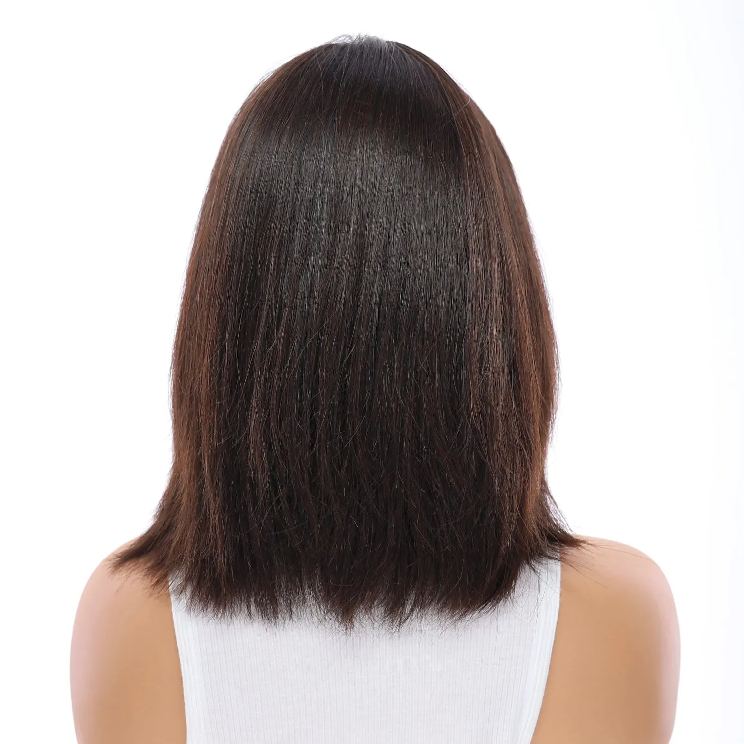 13" Victoria Silk Top Wig Soft Black