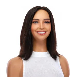13" Victoria Silk Top Wig Soft Black