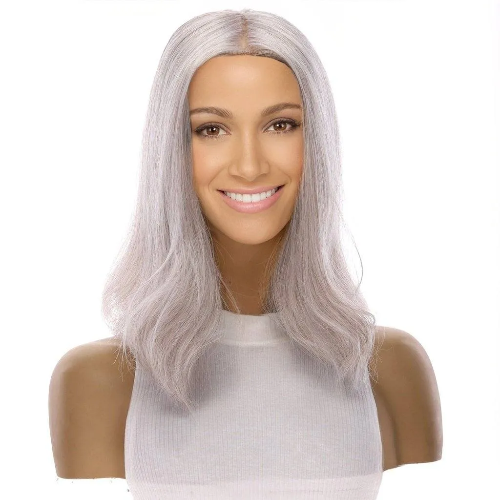 14" Emerald Silk Top Topper Snow Grey