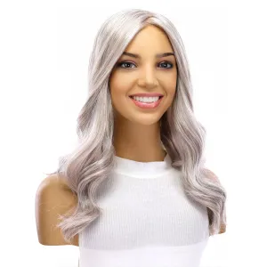 18" Emerald Silk Top Topper Snow Grey