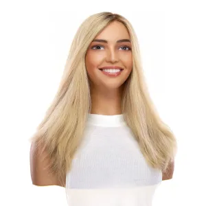 19" Nicole Silk Top Wig Golden Blonde Wavy