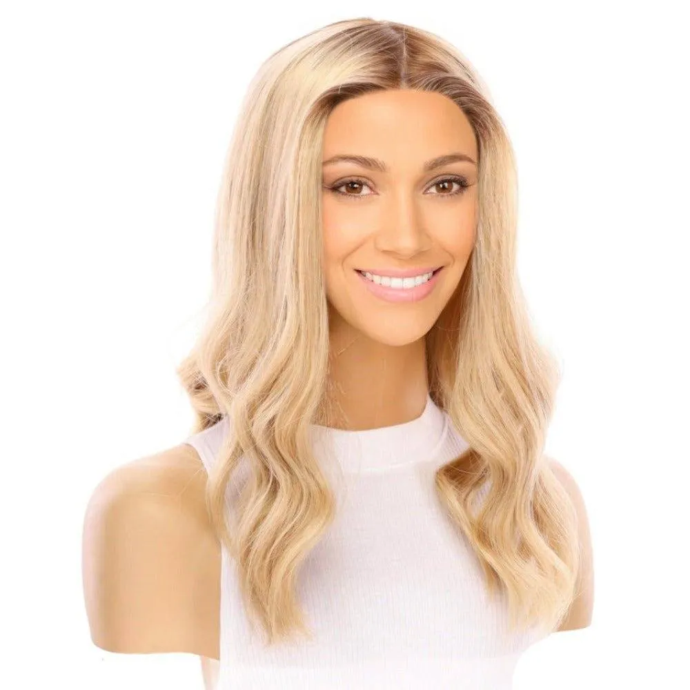 19" Nicole Silk Top Wig Golden Blonde
