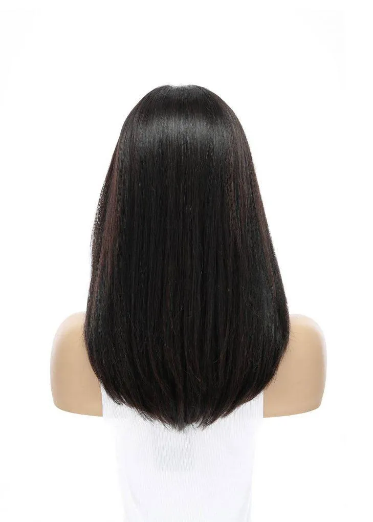 19" Nicole Silk Top Wig Natural Black