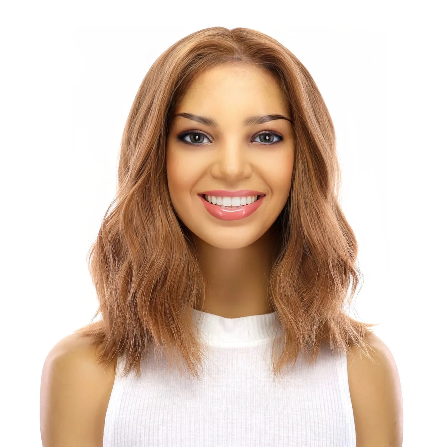 20" Luxe Silk Top Wig #14 Warm Dark Blonde