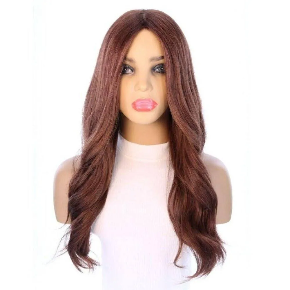 24" Gisele Silk Top Wig Auburn