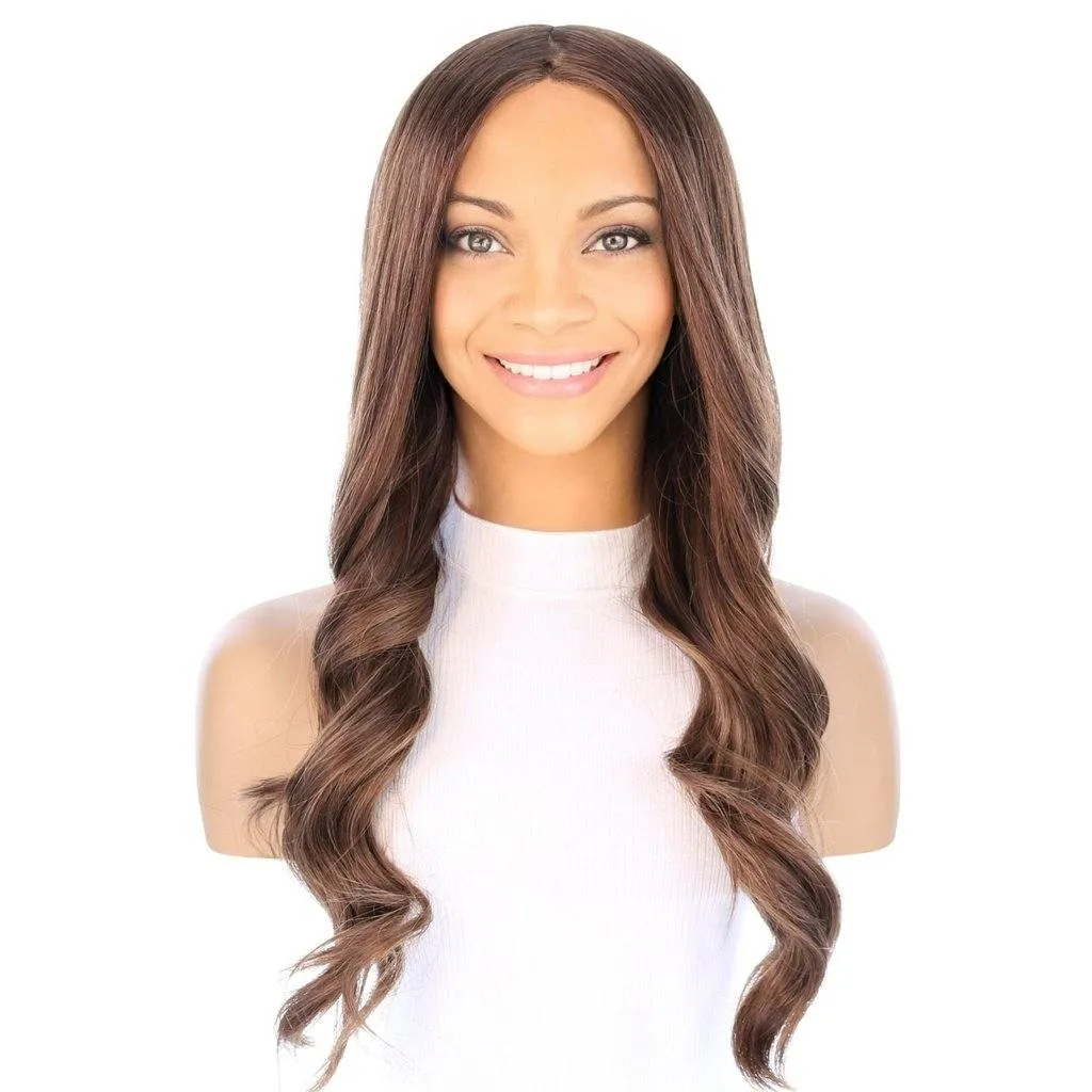 26" Amber Silk Top Wig Medium Brown Babylight