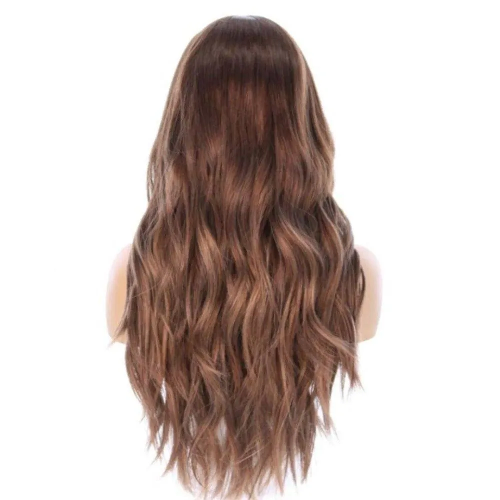 26" Amber Silk Top Wig Medium Brown Babylight