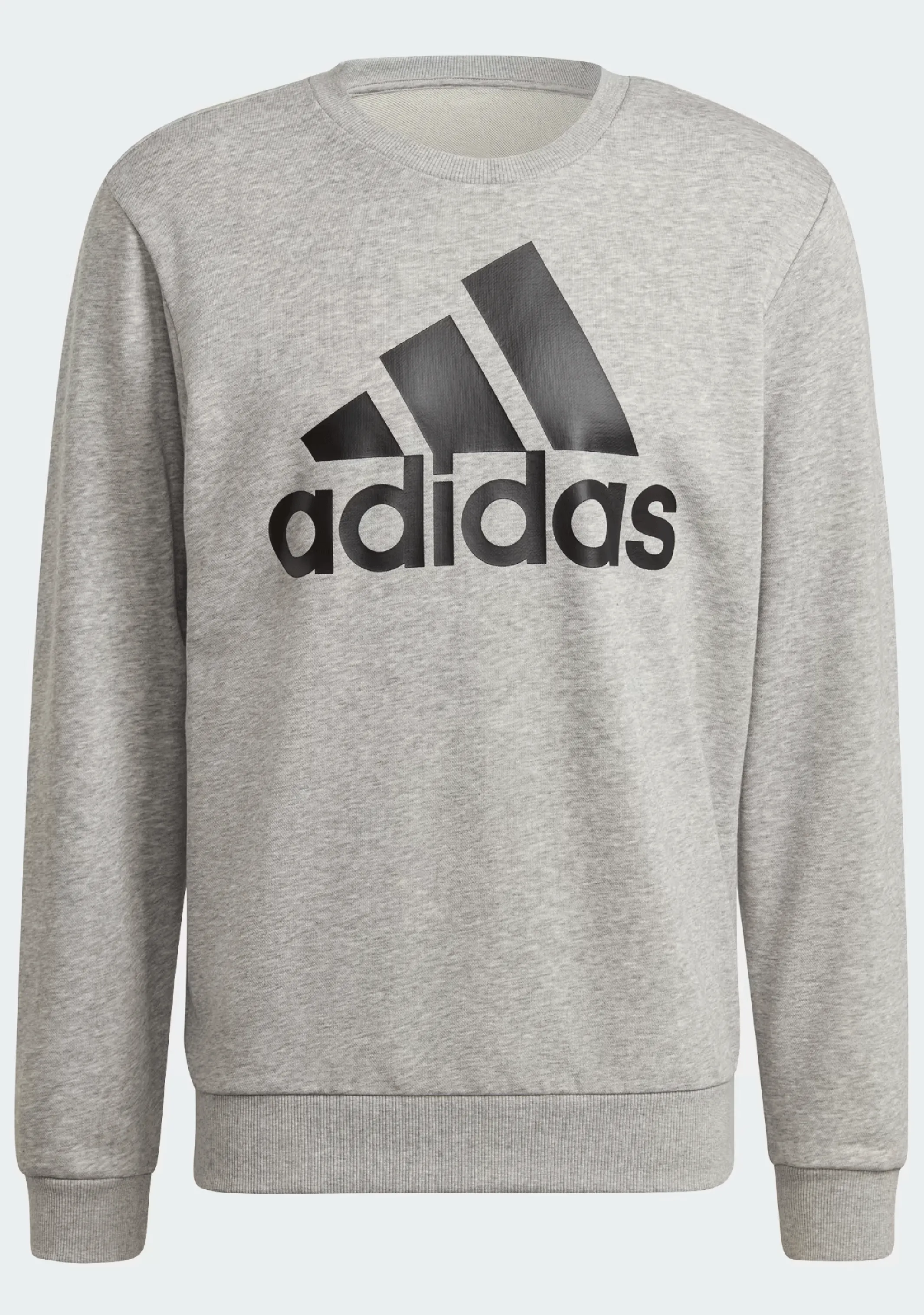 Adidas Mens Big Logo Sweatshirt Gray