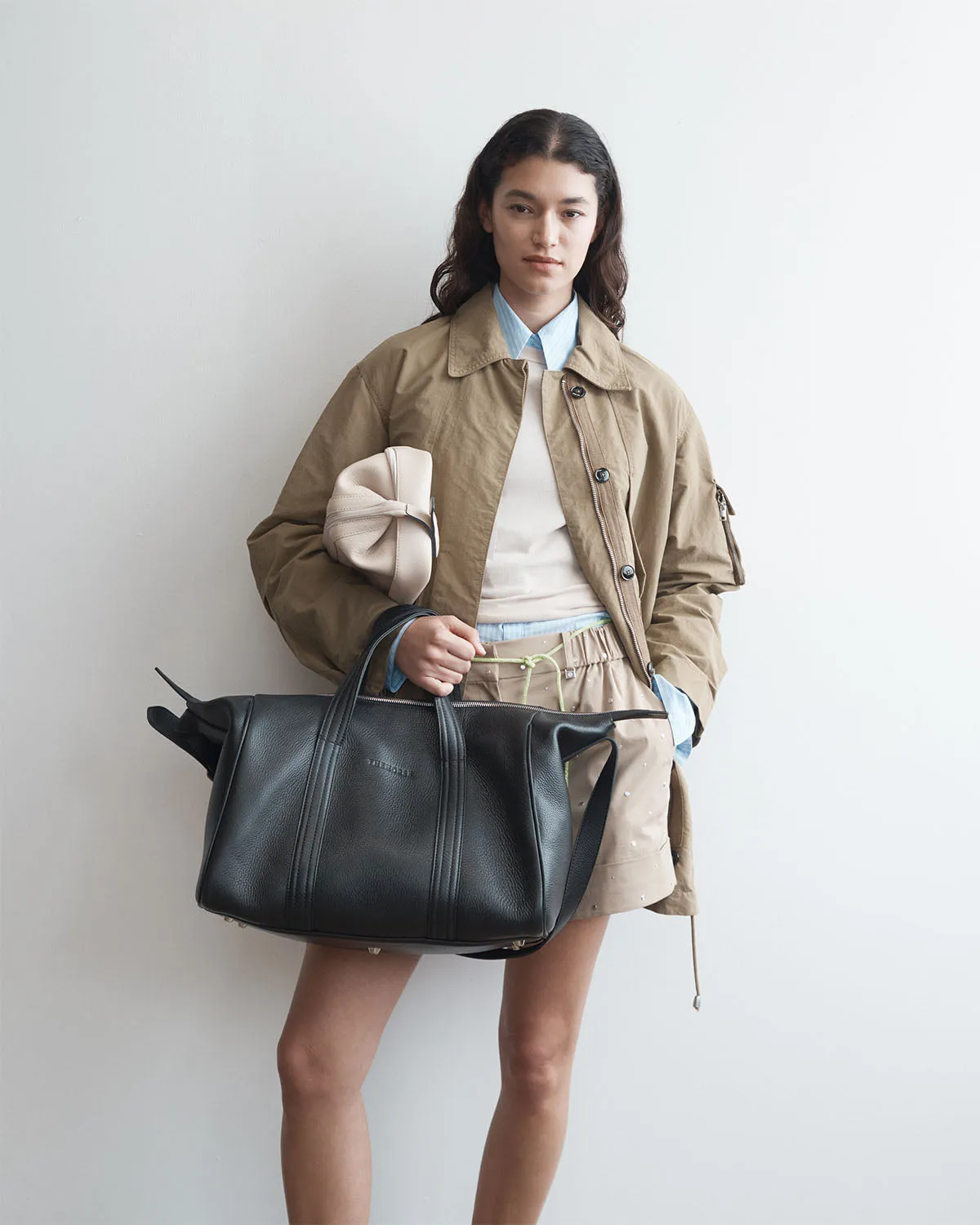 Aries Duffle Bag: Black