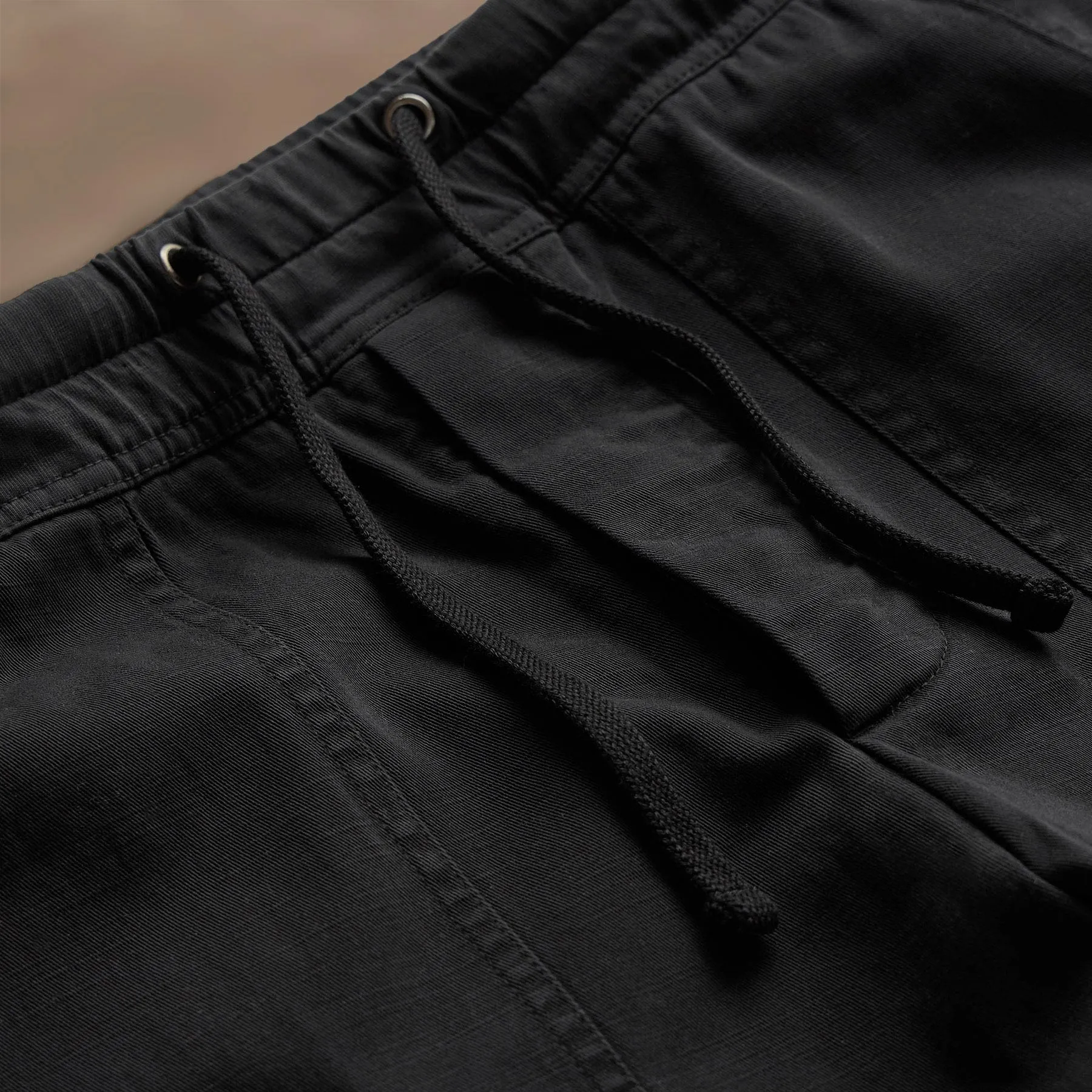 Army Cotton Slub Cargo Pant - Black Pigment