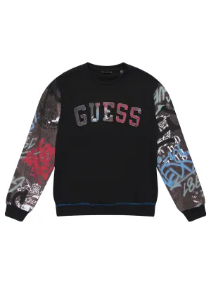 Black Long Sleeve Active Top (7–16)
