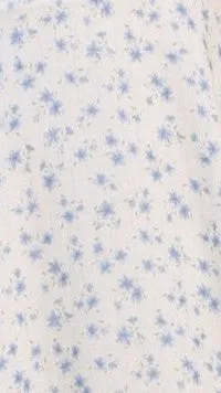Blakely Midi Dress - Blue Floral
