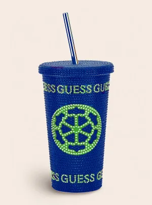 Blue Peony Logo Travel Tumbler Cup