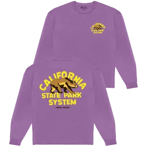 California State Park System Vintage Bear Logo Long Sleeve Tee