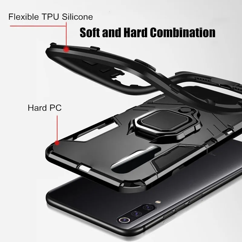 Case For Samsung Galaxy M20 Armor Magnetic Car Shockproof