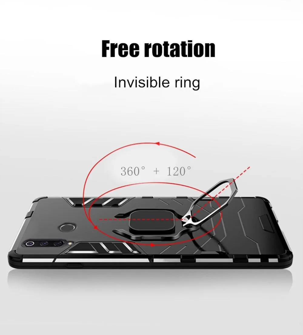 Case For Samsung Galaxy M20 Armor Magnetic Car Shockproof