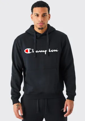 Champion Men’s Script Hoodie Black