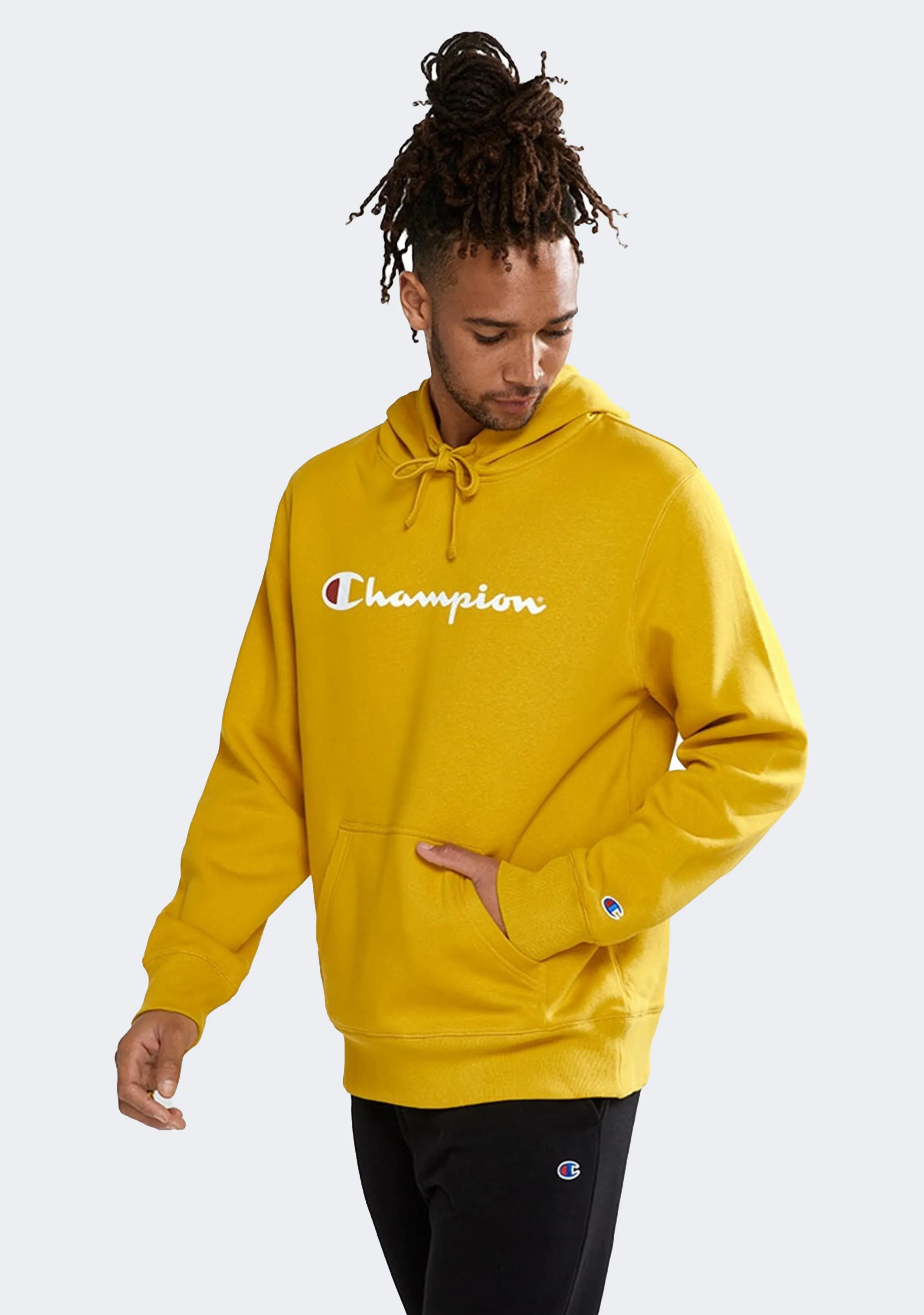 Champion Mens Script Hoodie