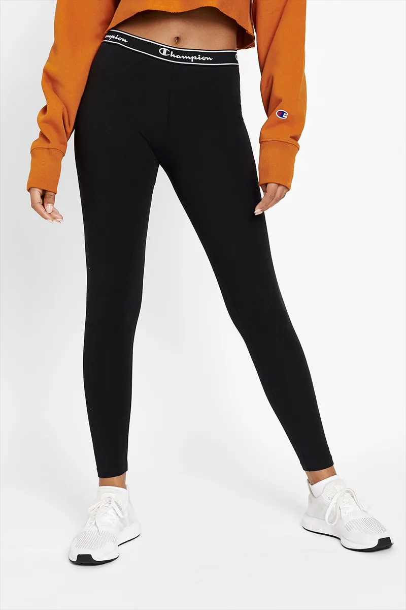 Champion Women’s Script Logo Tights Black