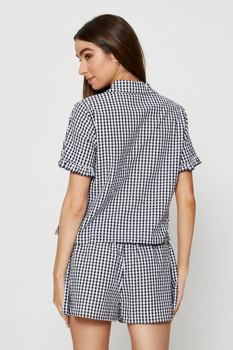 Check Pyjamas Set