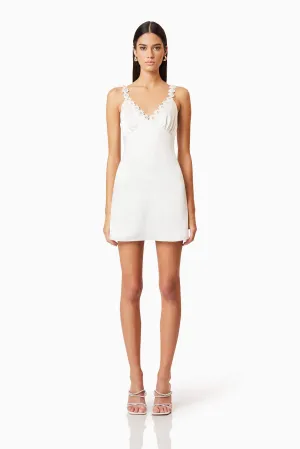 Clarissa Mini Dress In White