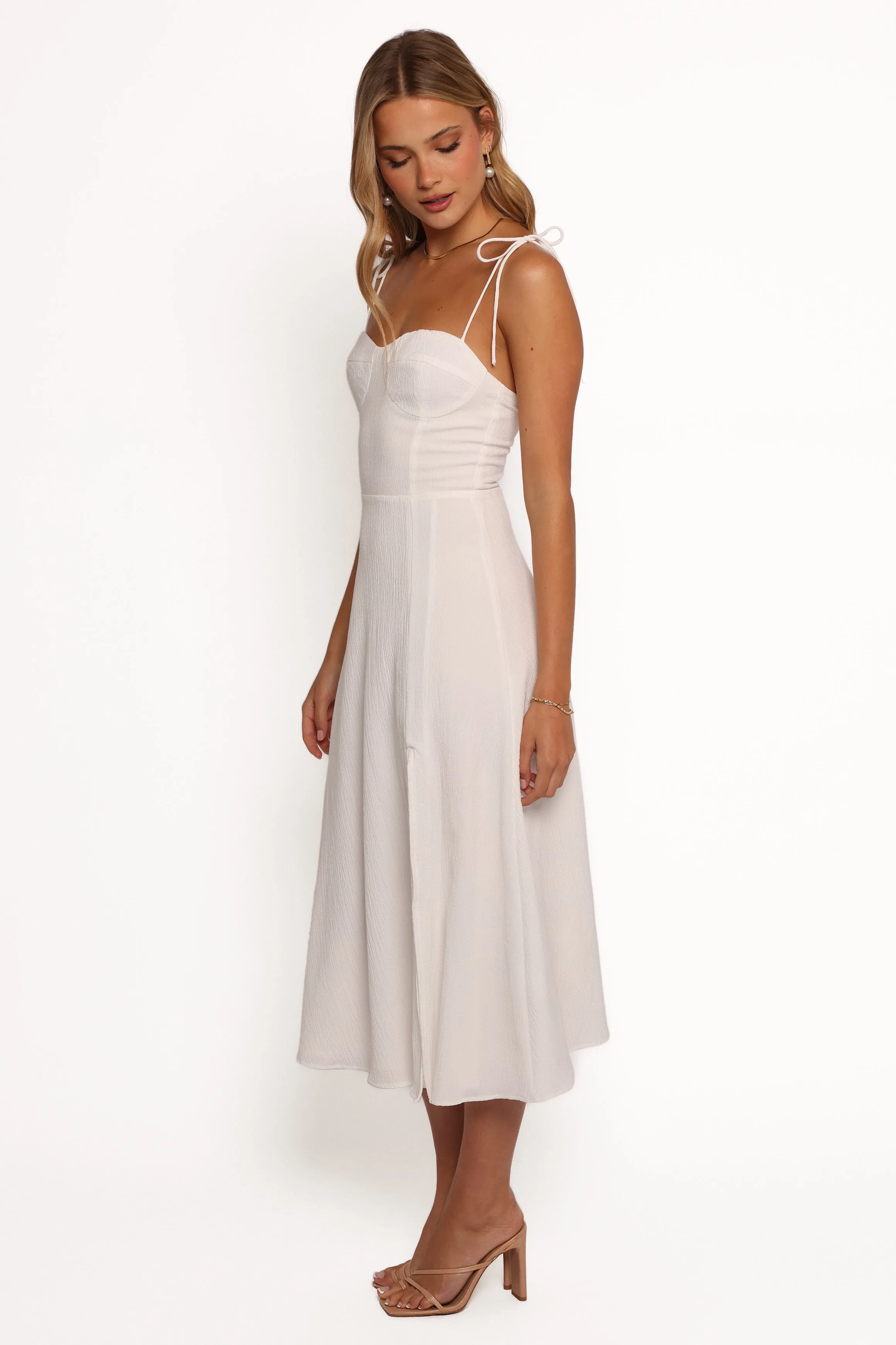 Cordelia Midi Dress - White