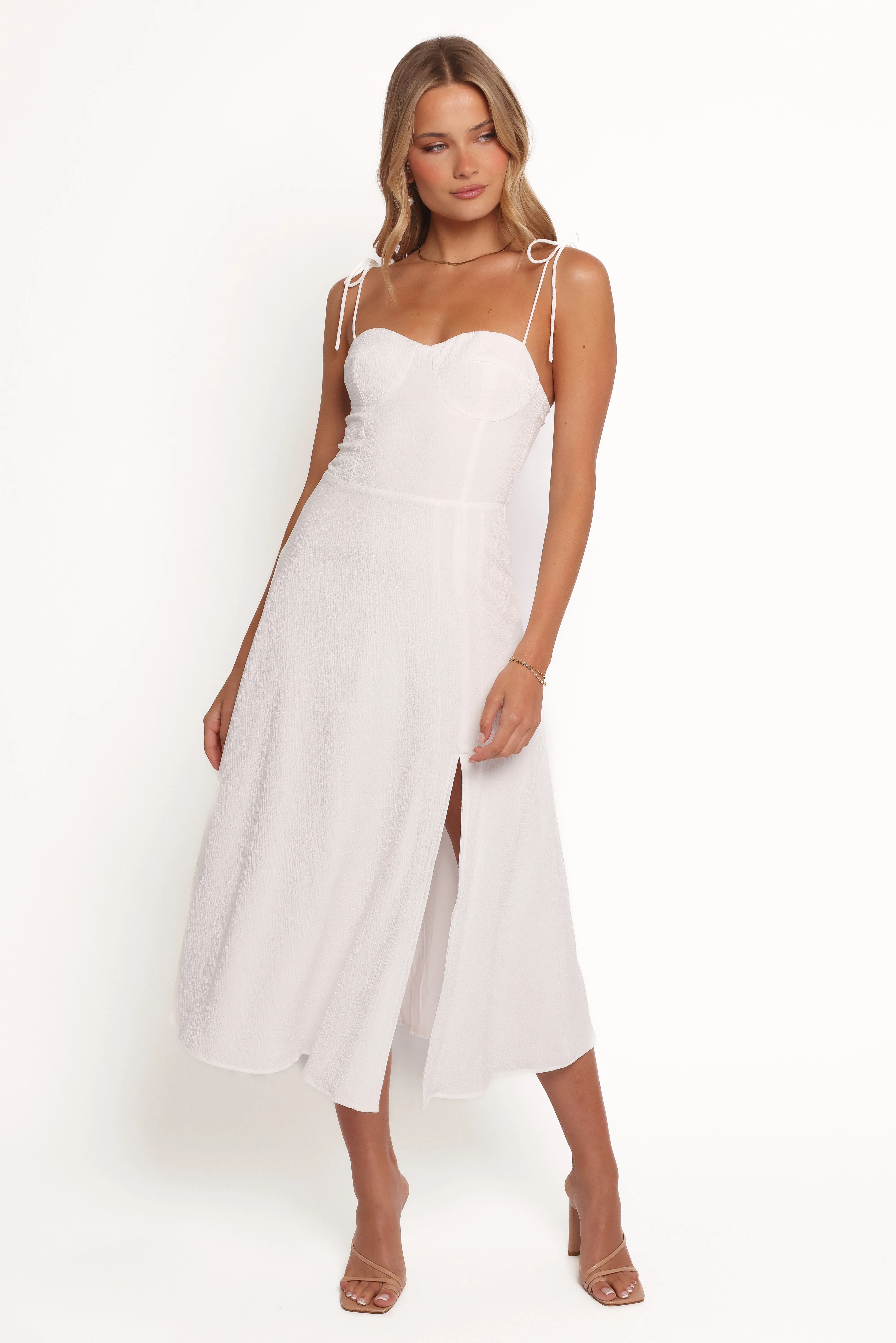 Cordelia Midi Dress - White