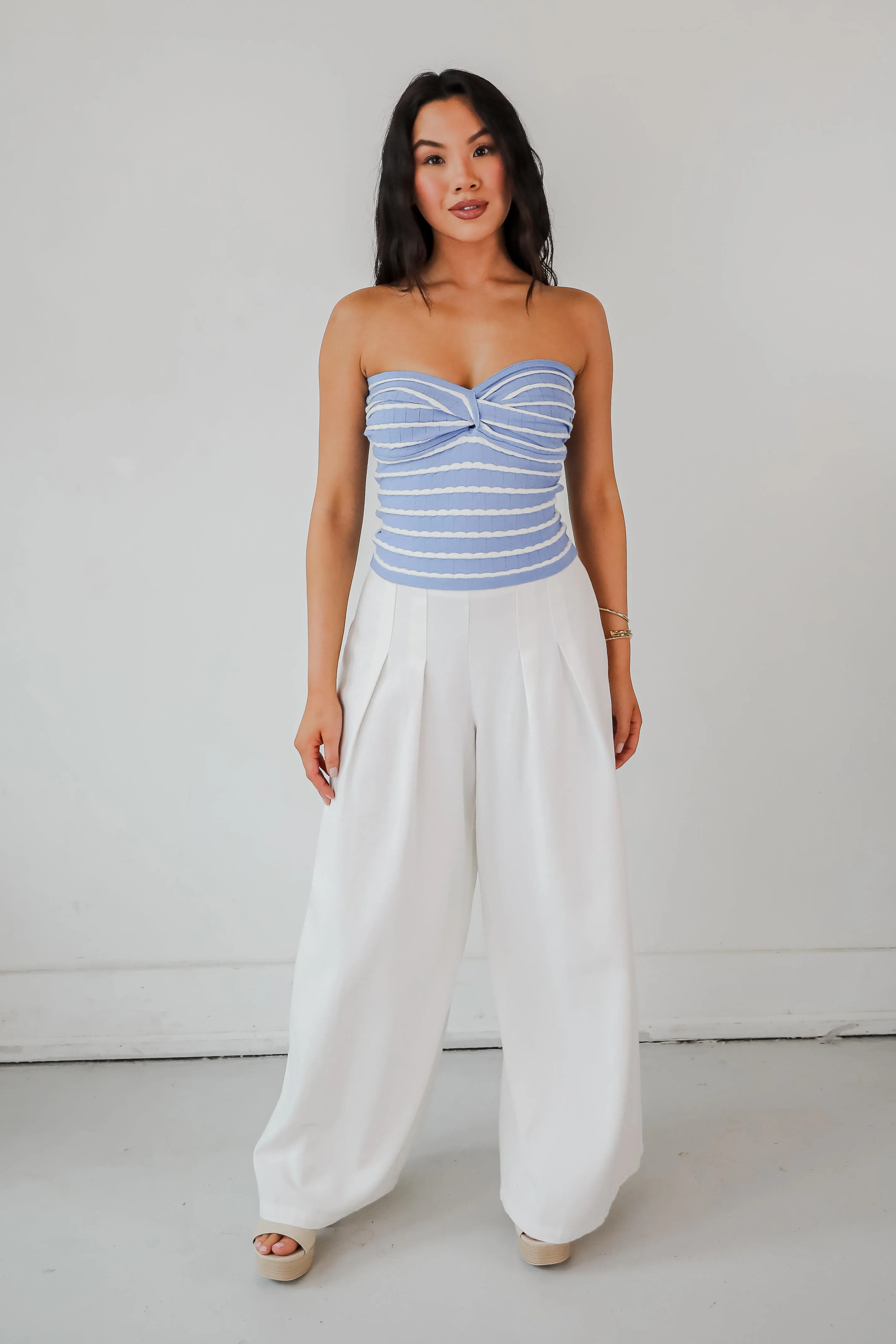 Darling Sunshine Striped Tube Top