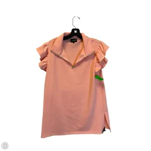 Dress Casual Short By Cme In Peach, Size: S