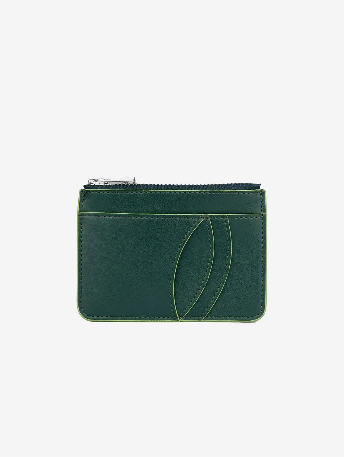 Egalite Vegan Apple Leather Card Holder | Green