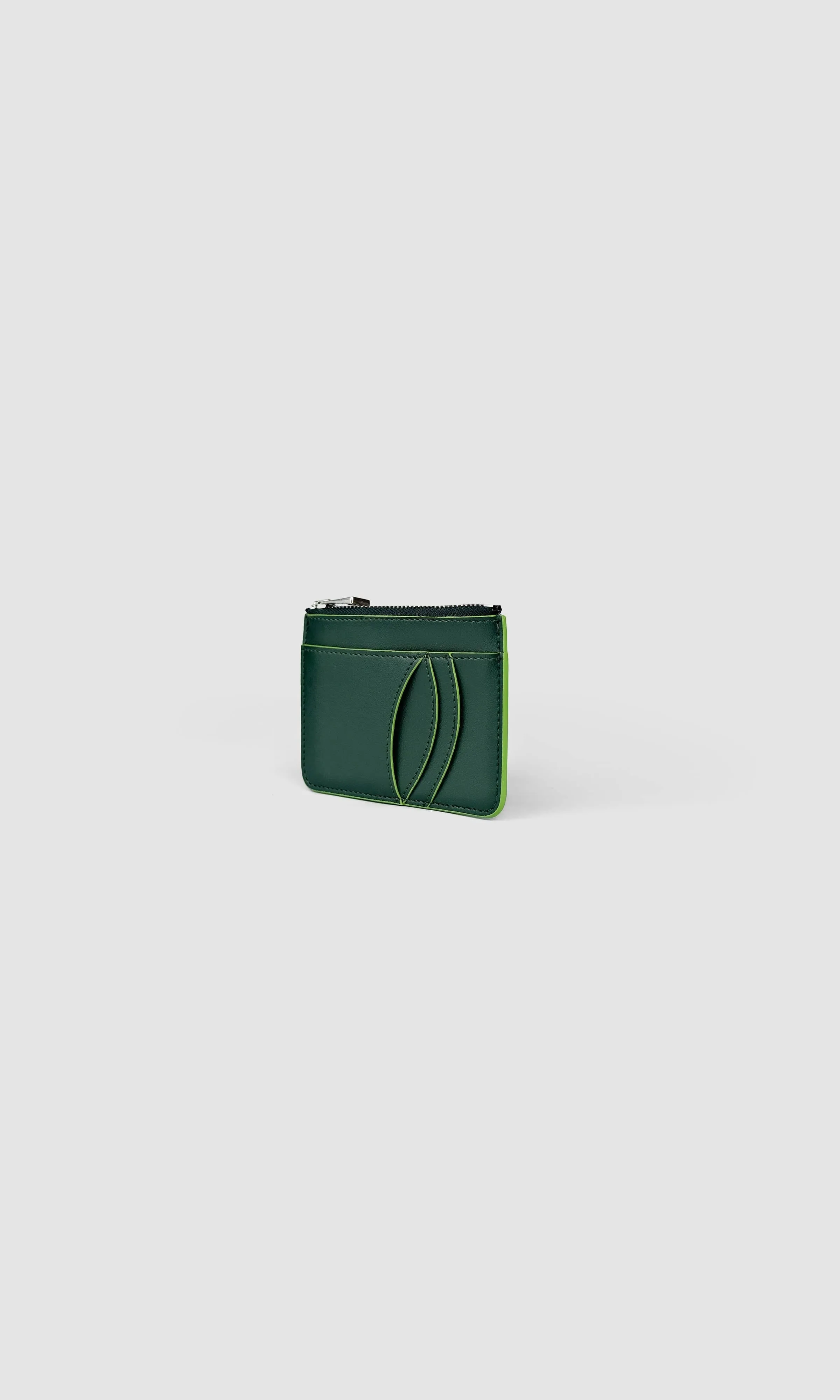 Egalite Vegan Apple Leather Card Holder | Green