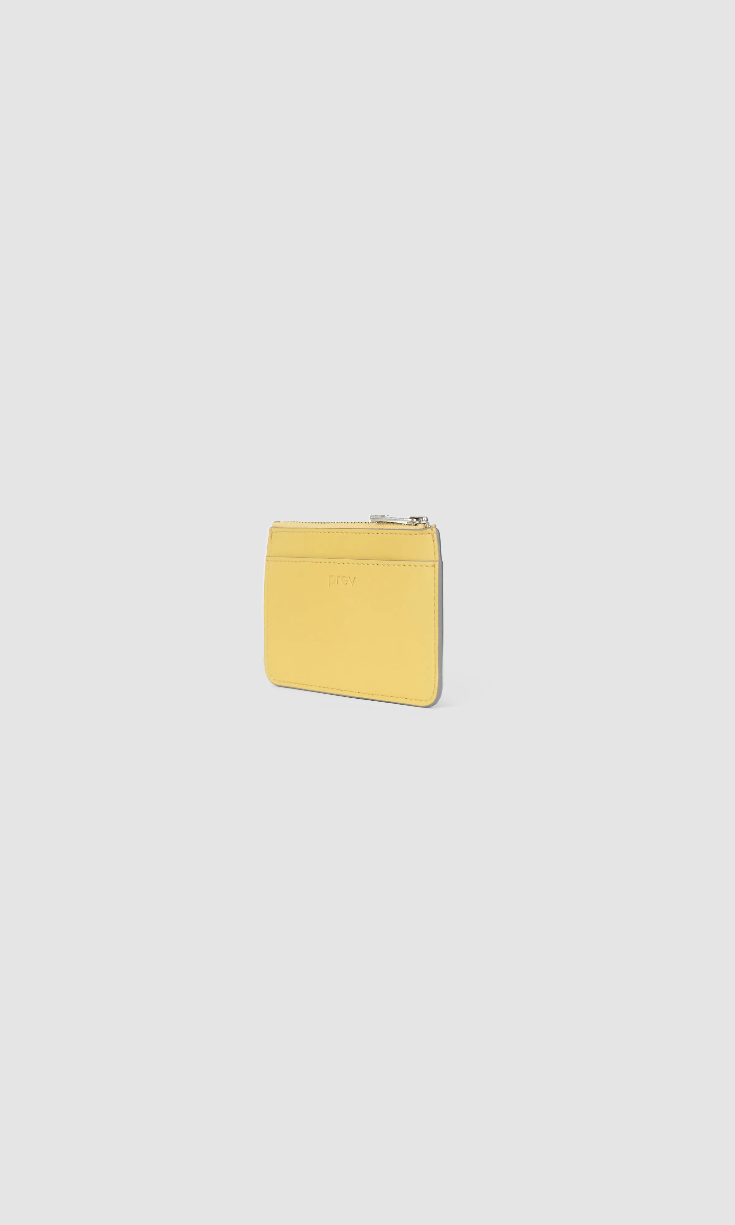 Egalite Vegan Apple Leather Card Holder | Lemon Yellow