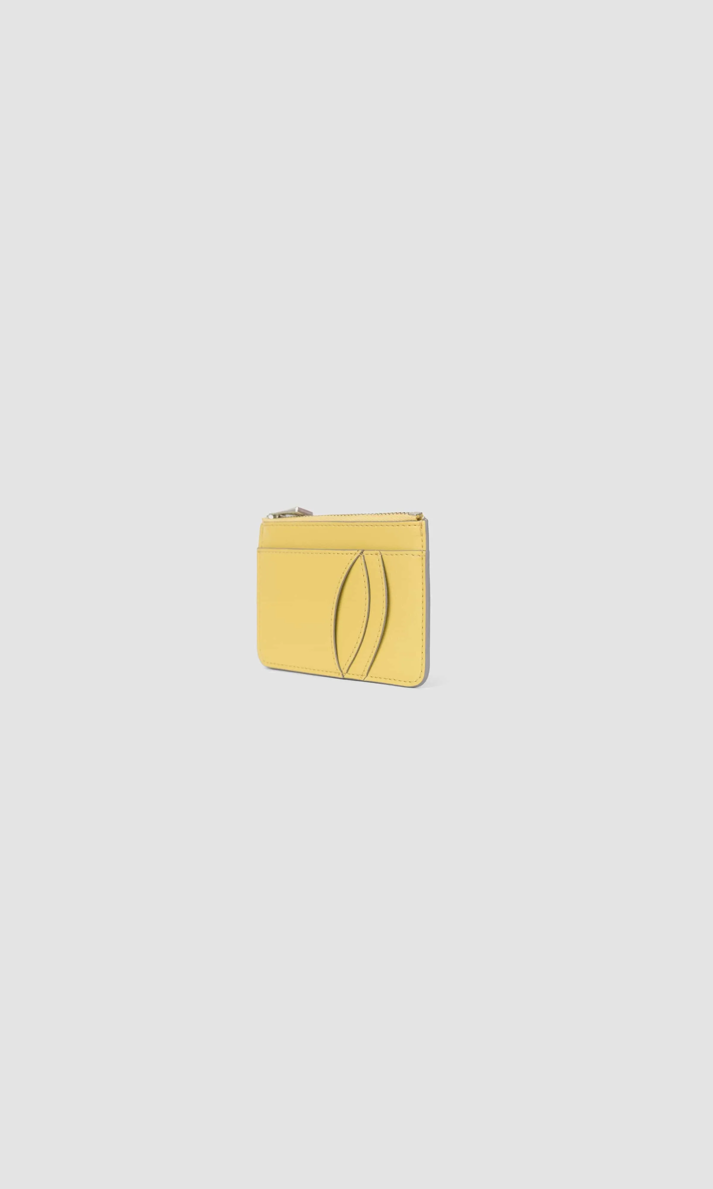 Egalite Vegan Apple Leather Card Holder | Lemon Yellow