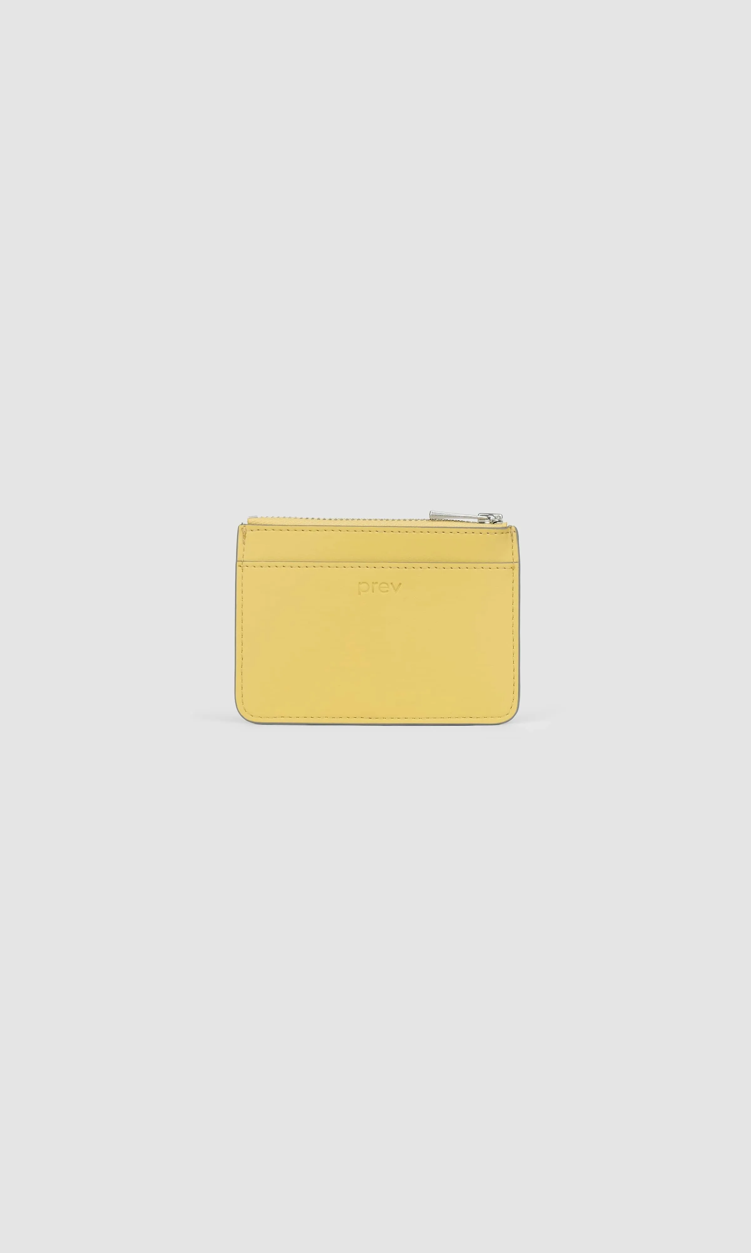 Egalite Vegan Apple Leather Card Holder | Lemon Yellow