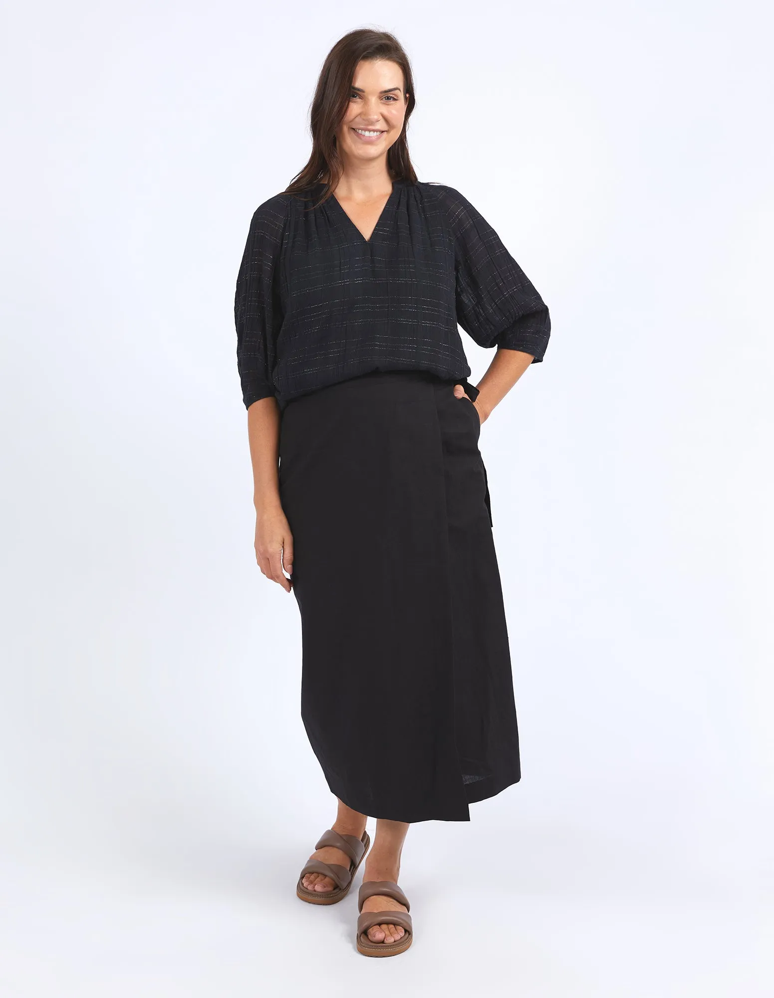 Elm Isabella Blouse Black