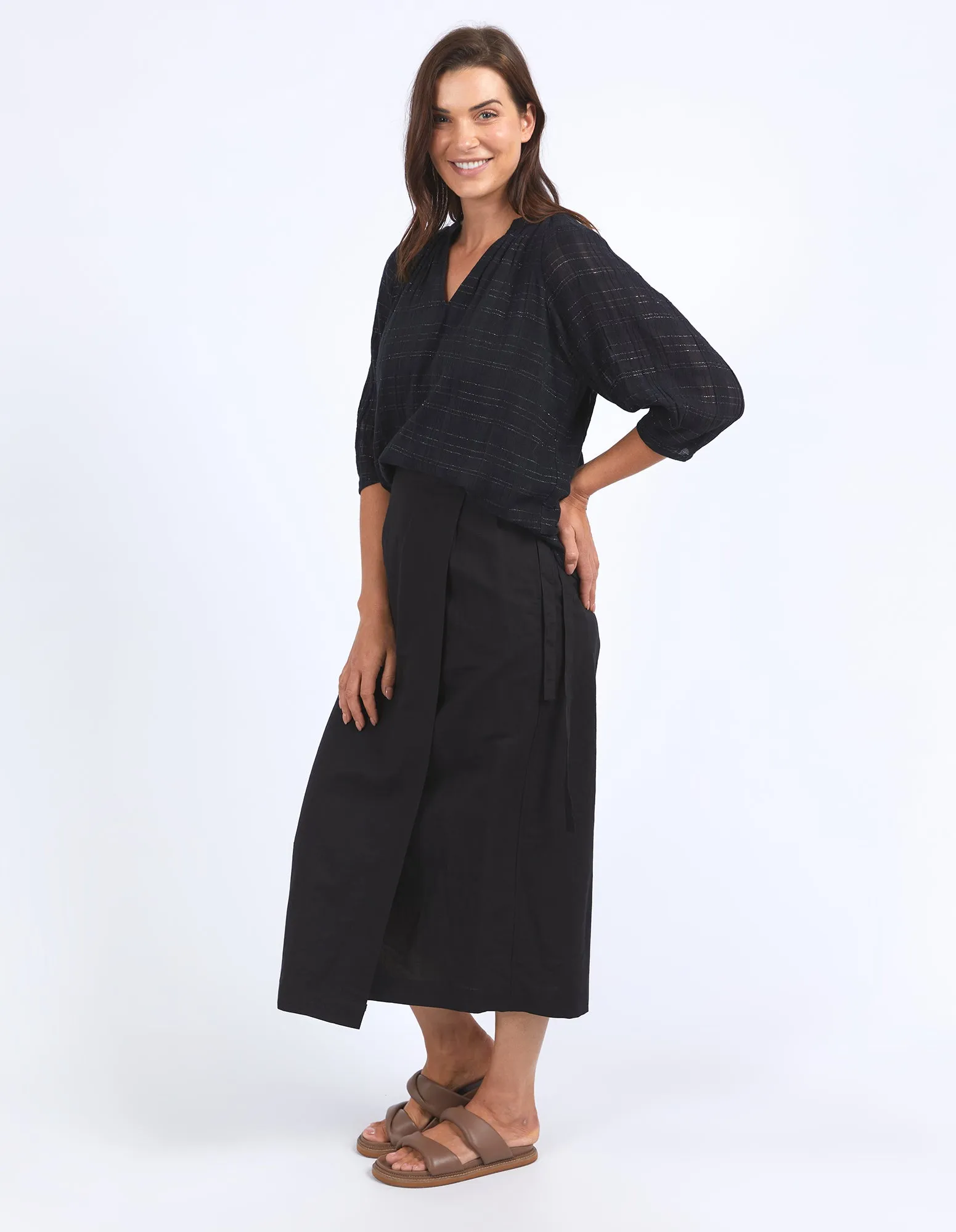 Elm Isabella Blouse Black