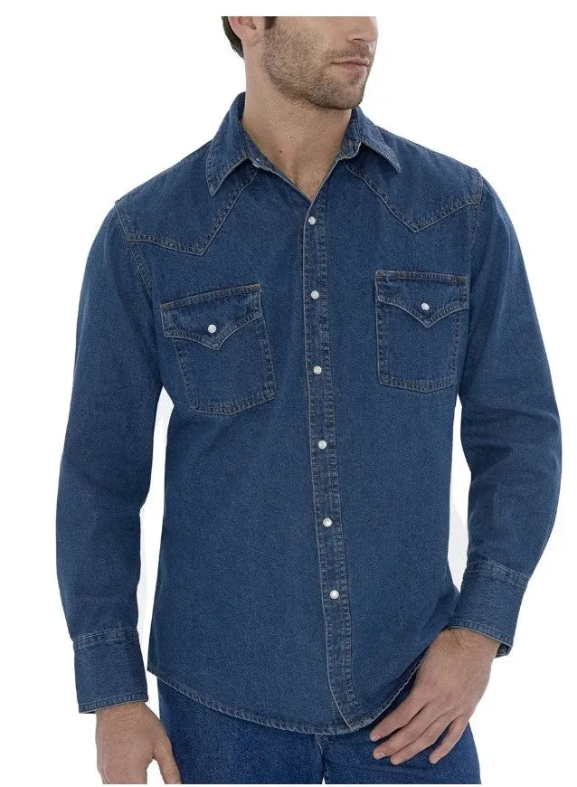 Ely & Walker Classic Denim Western Shirt 15202950-75