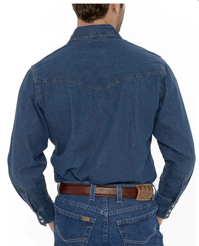 Ely & Walker Classic Denim Western Shirt 15202950-75