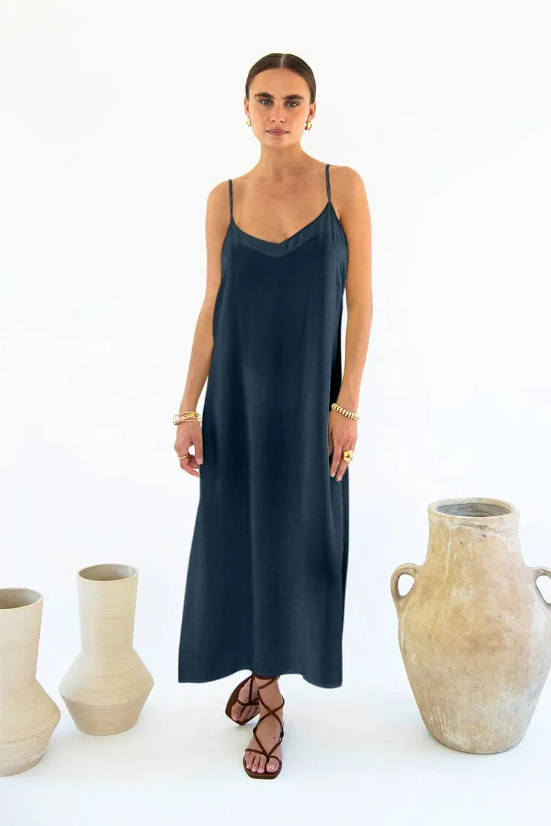 Gitta Satin TENCEL™ Slip Dress | Multiple Colours
