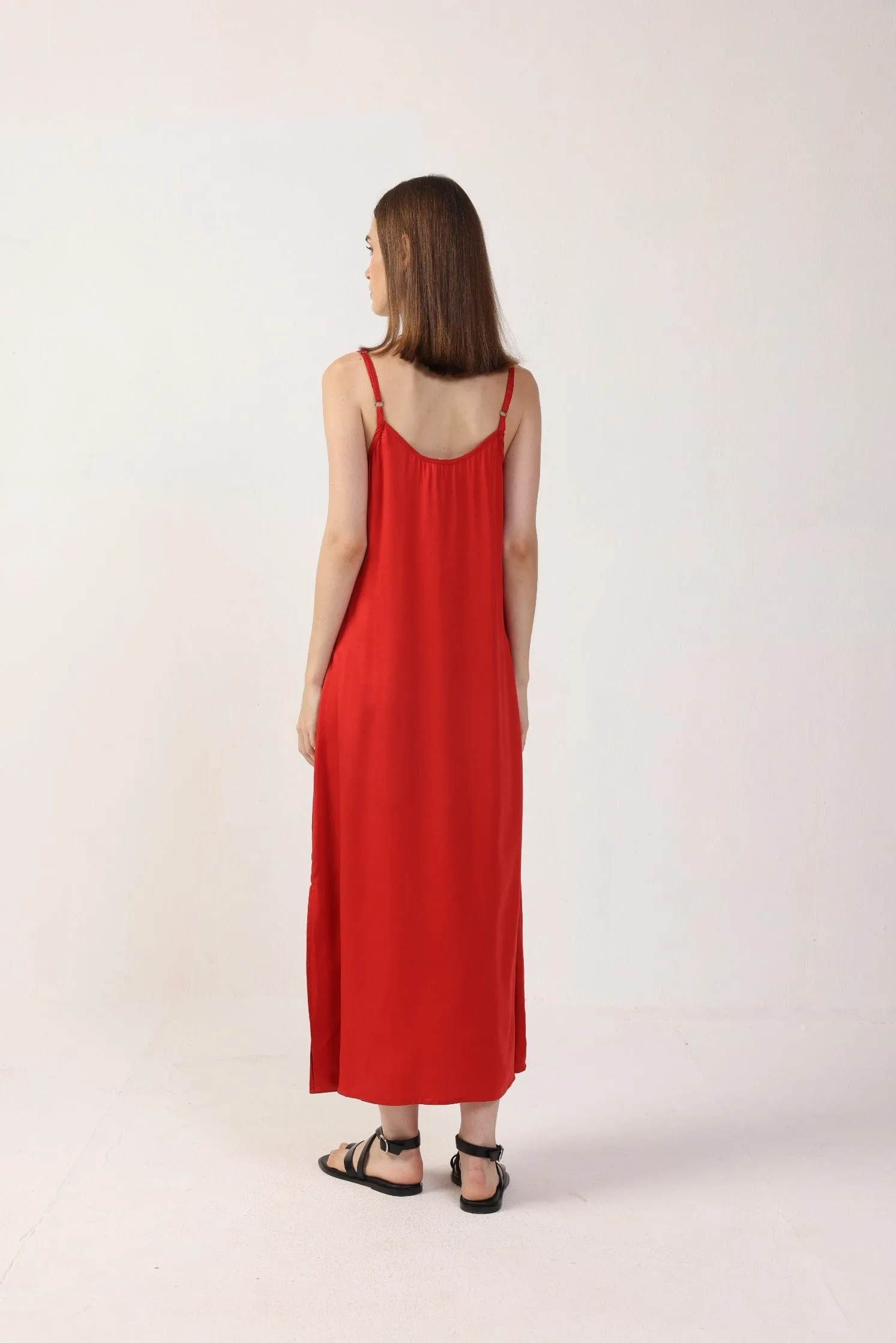 Gitta Satin TENCEL™ Slip Dress | Multiple Colours