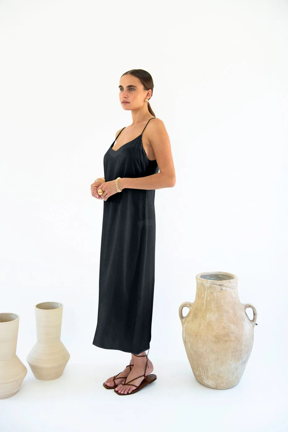 Gitta Satin TENCEL™ Slip Dress | Multiple Colours
