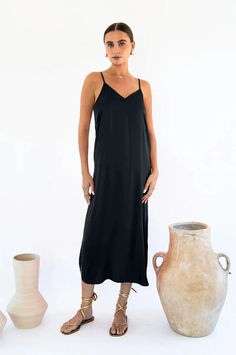 Gitta Satin TENCEL™ Slip Dress | Multiple Colours