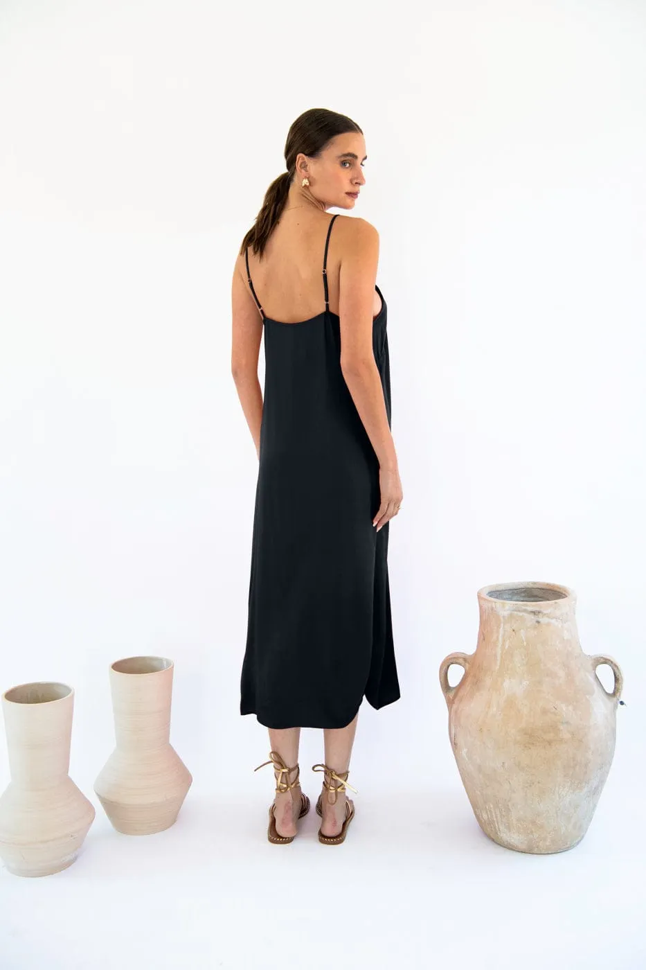 Gitta Satin TENCEL™ Slip Dress | Multiple Colours