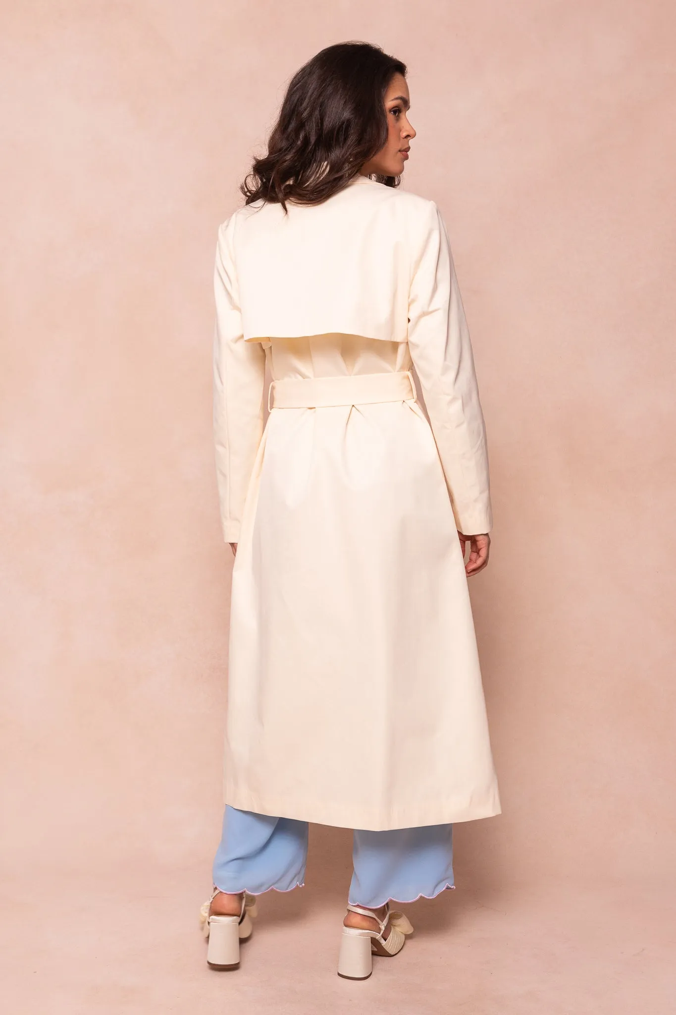 Hamilton Trench in Cream
