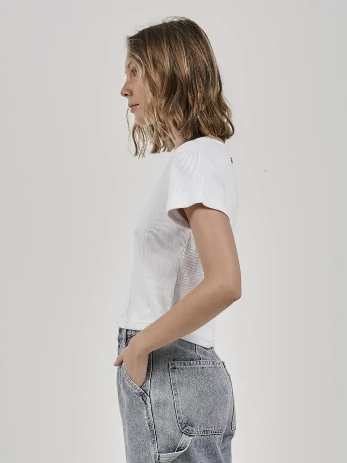 Hard Yakka x Thrills Micro Tee - White