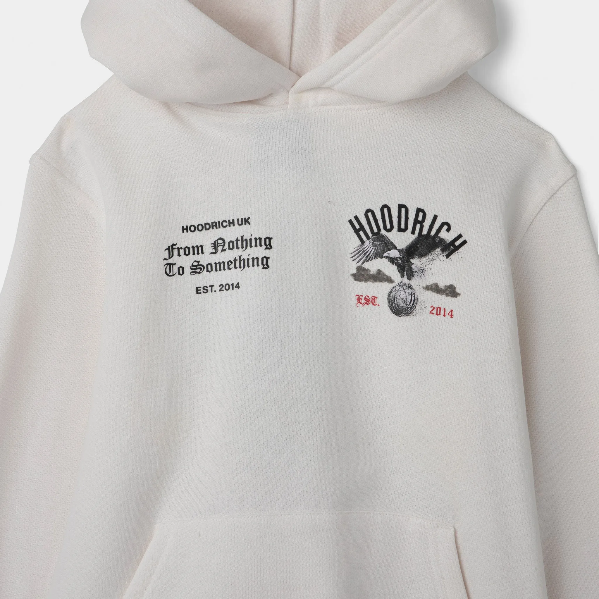 Hoodrich Juniors' Eagle Hoodie Blanc De Blanc / Black - Lychee