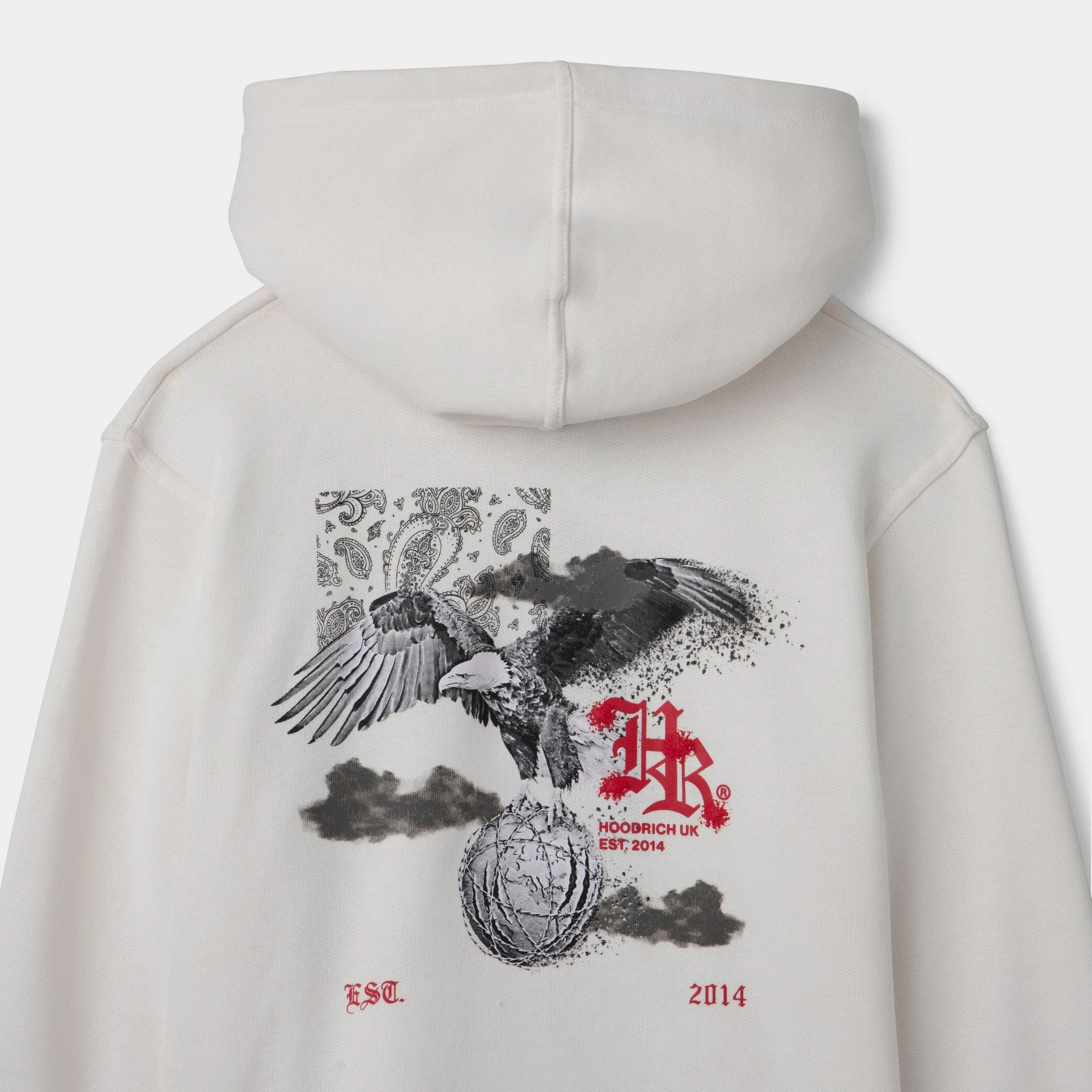 Hoodrich Juniors' Eagle Hoodie Blanc De Blanc / Black - Lychee